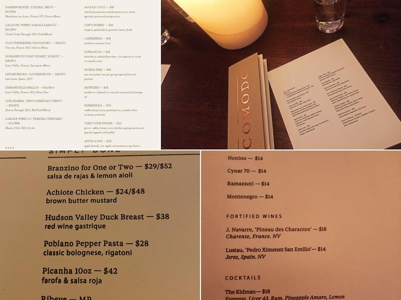 Comodo Menu