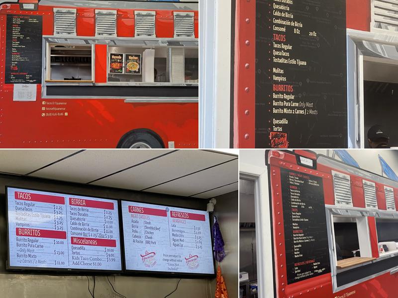 Tacos El Tijuanense Menu