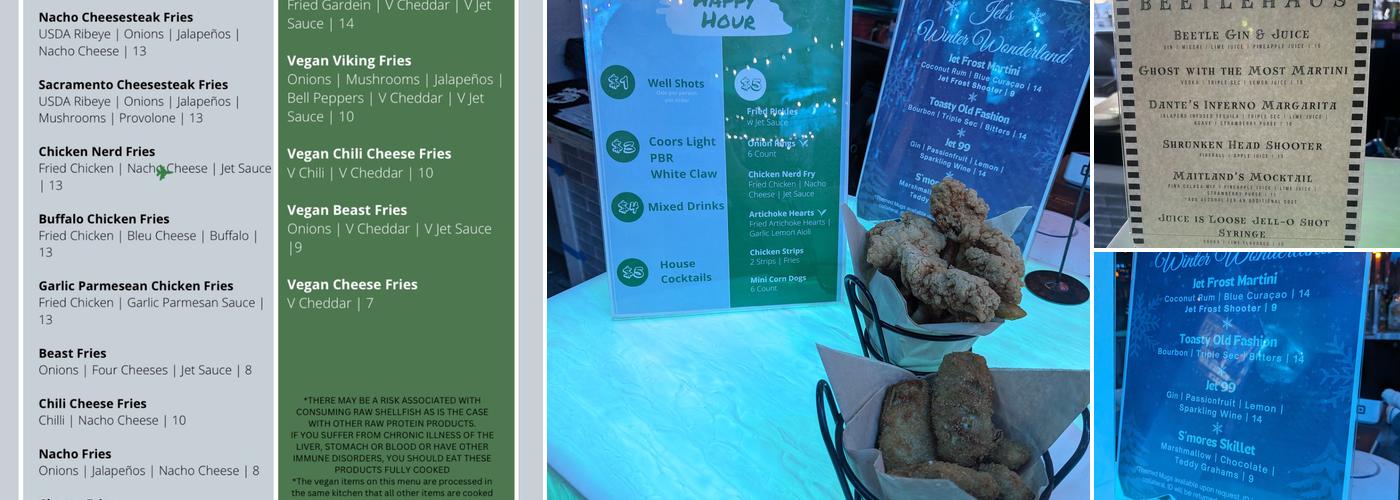 Jet's Menu