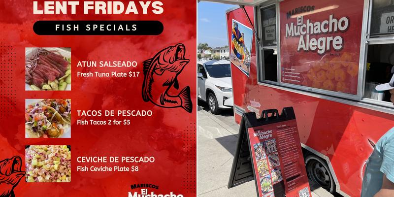 Mariscos El Muchacho Alegre Menu