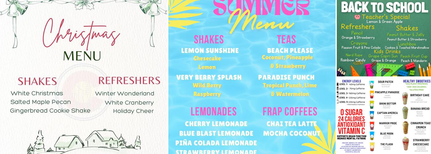 The Crossings Nutrition Menu