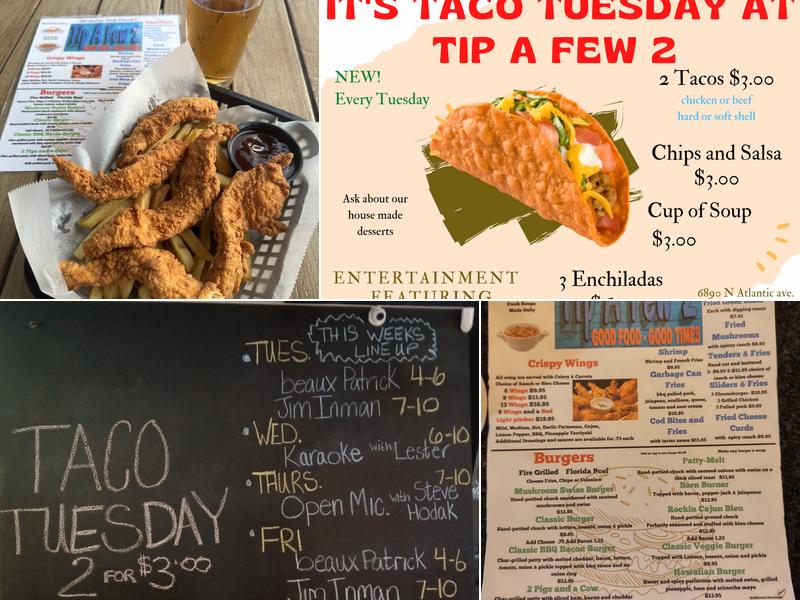 Tip A Few 2 Menu