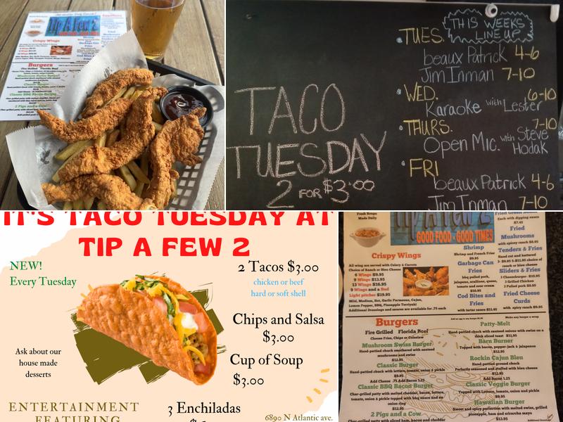 Tip A Few 2 Menu