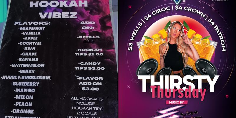 Vibez Menu