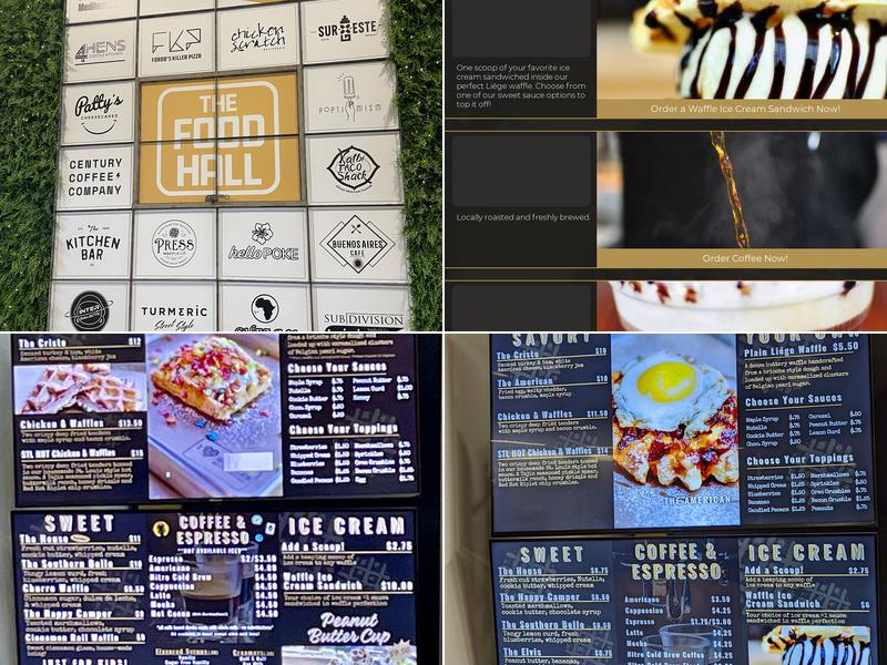 Press Waffle Co. Menu