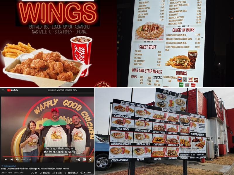 Chick-In Waffle Menu