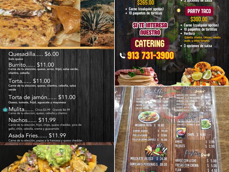 Tacos El Viejon Menu