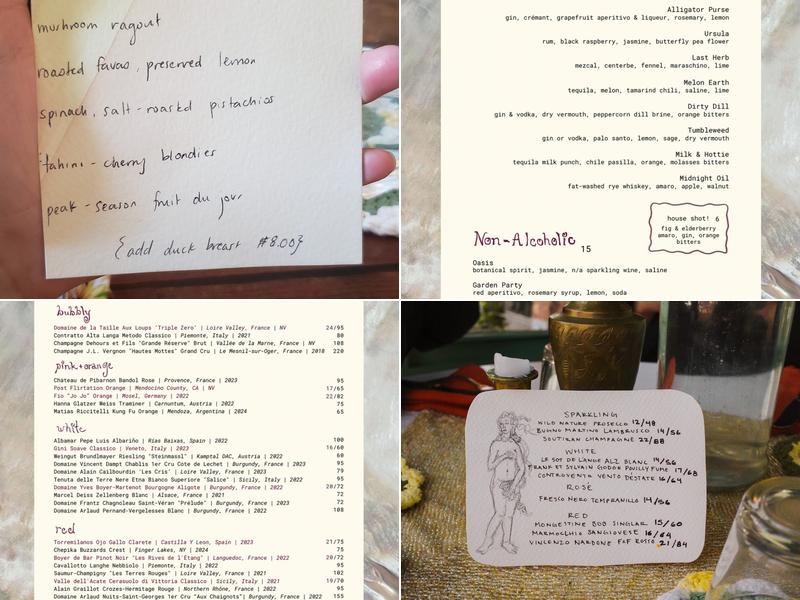 Dinner Party Menu