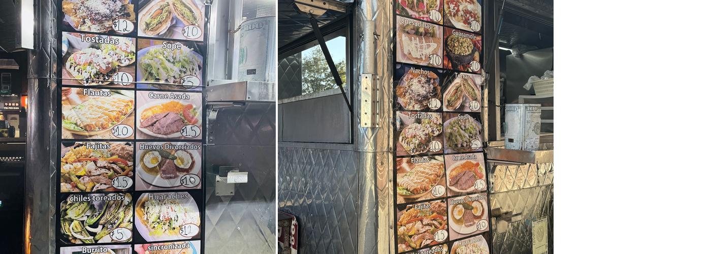 Taqueria Cuerno De Chivo Menu