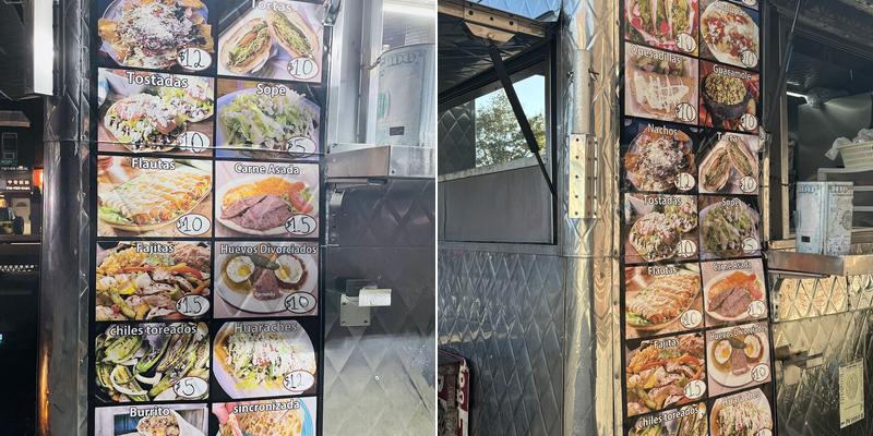 Taqueria Cuerno De Chivo Menu