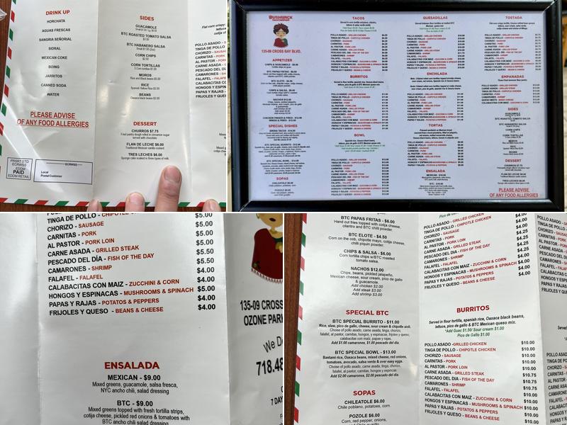 Bushwick Taco Company (Ozone Park) Menu