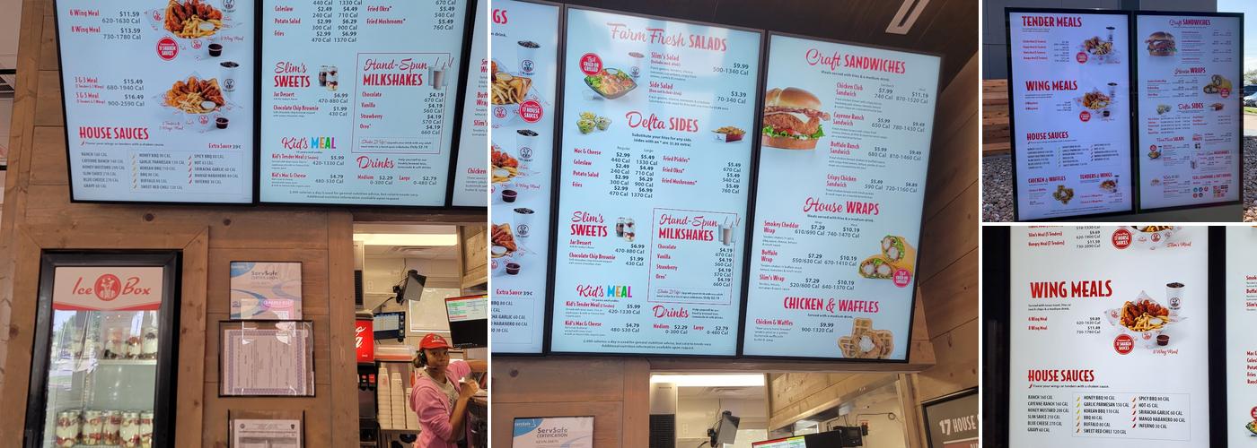 Slim Chickens Menu