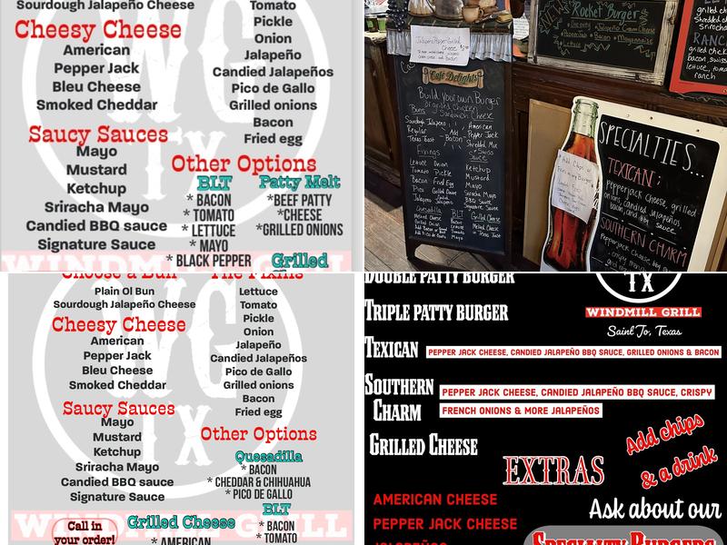 Windmill Grill Menu