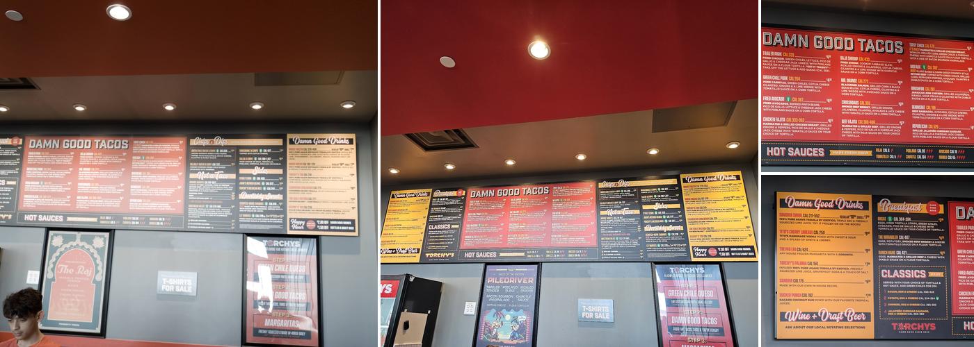 Torchy's Tacos Menu