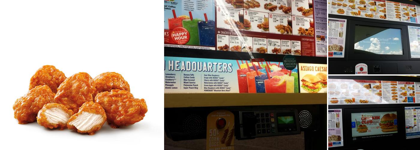 Sonic Drive-In Menu