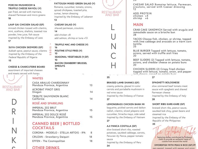 Fred & Stilla Menu