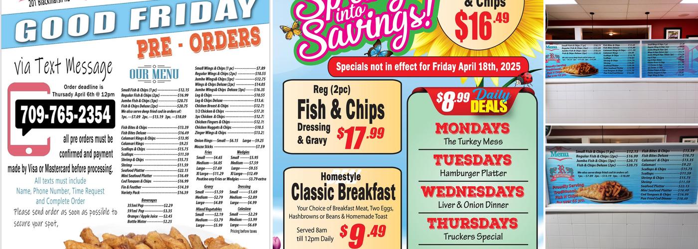 The Big R Restaurant Menu