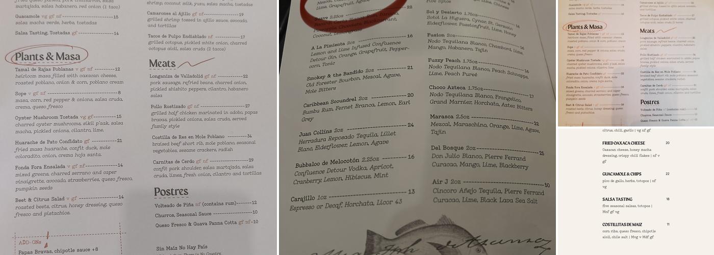 Fonda Fora Menu