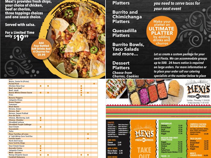 Mexi’s Fresh Express Menu