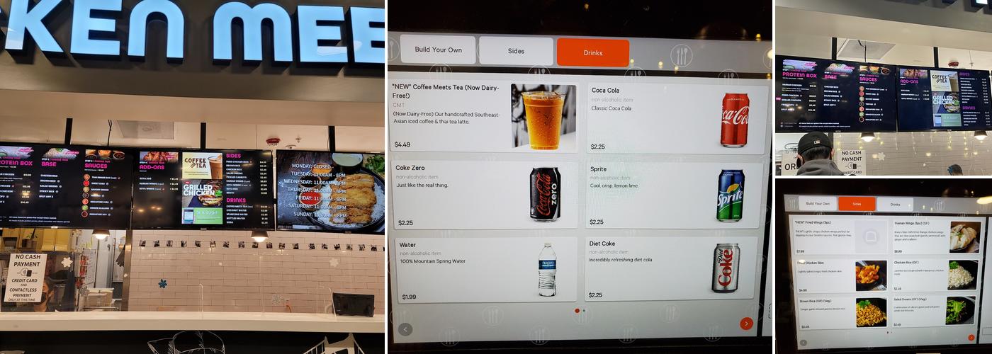 Chicken Meets Rice (inside Fremont 99 Ranch) Menu