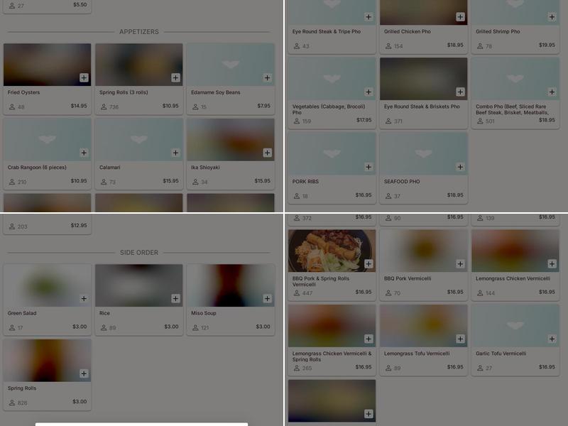 Saito & Pho Japanese & Vietnamese Menu