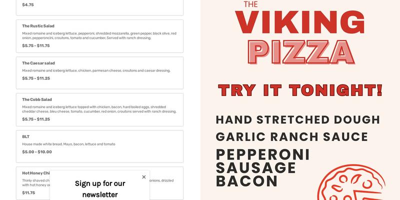 The Rustic Oven Co. - Bakery & Cafe Menu