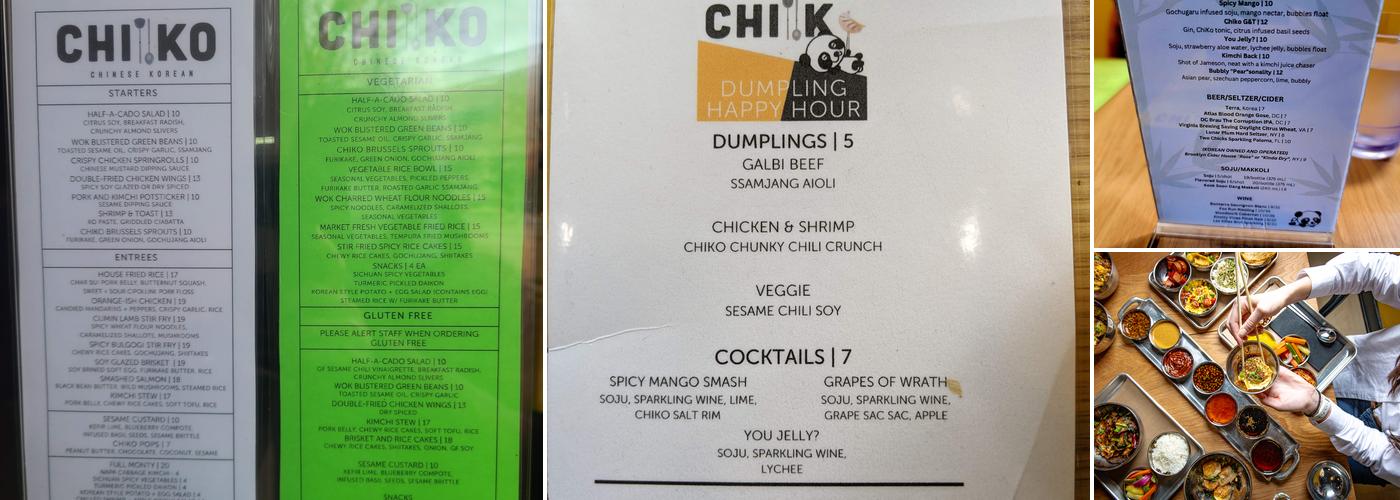 CHIKO Menu