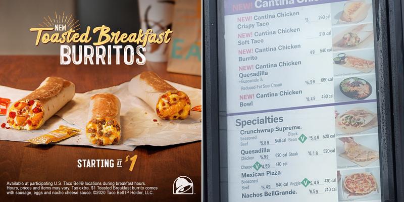 Taco Bell Menu