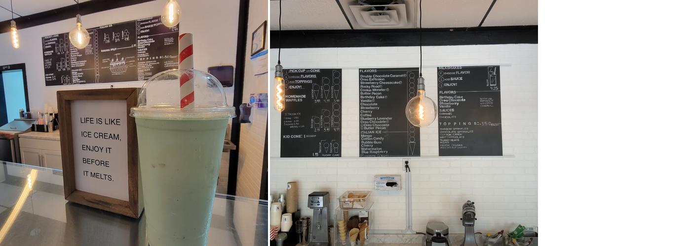 Novas ice cream Menu