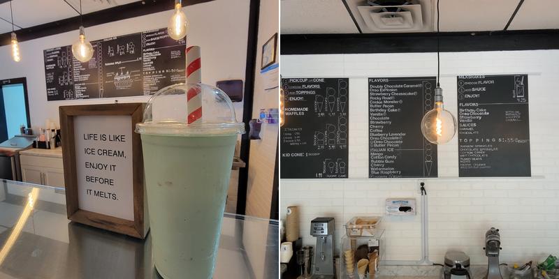 Novas ice cream Menu