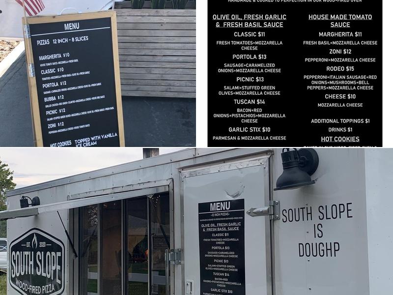 South Slope Taxidermy Menu