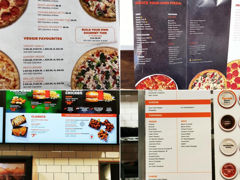 Pizza Pizza Menu