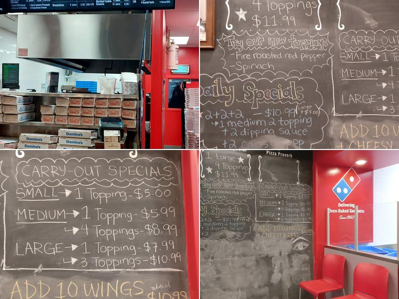 Domino's Pizza Menu