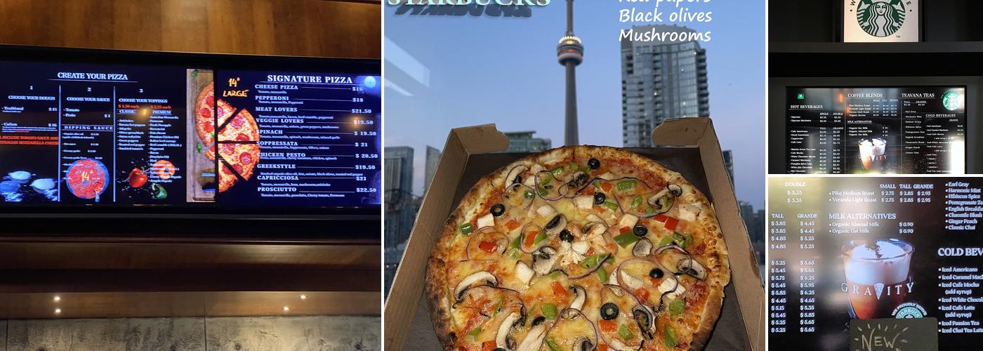 Gravity Pizza Cafe Menu