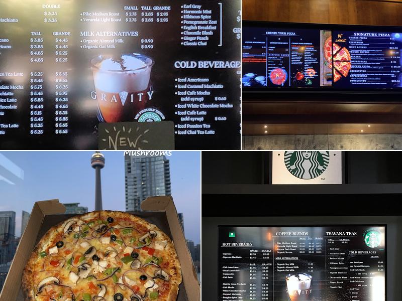 Gravity Pizza Cafe Menu