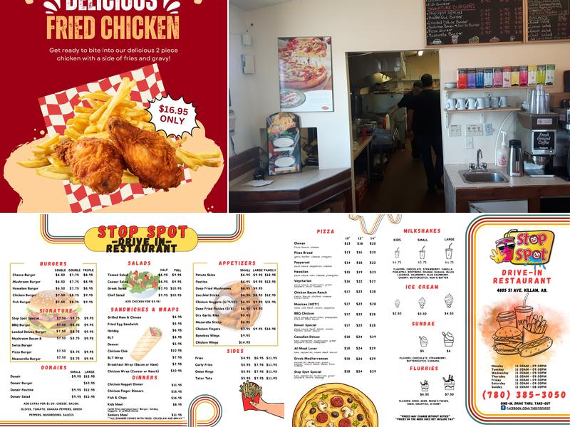 Stop Spot Drive-In Restaurant Menu