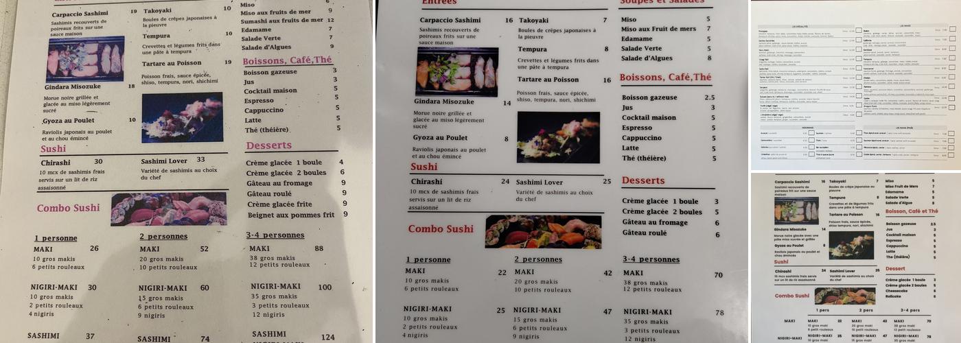 Saiko Menu