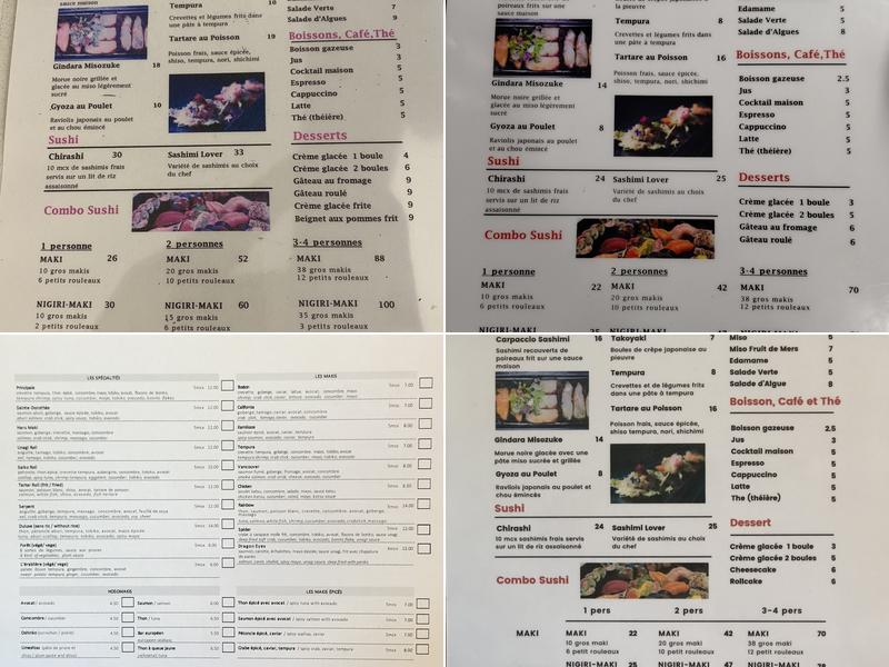 Saiko Menu