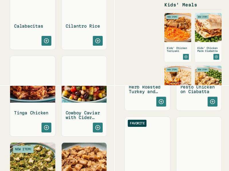 Everytable Menu