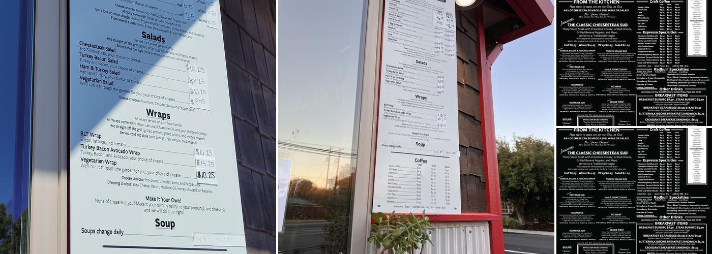 The Well Oiled Machine Menu