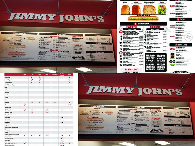 Jimmy John's Menu