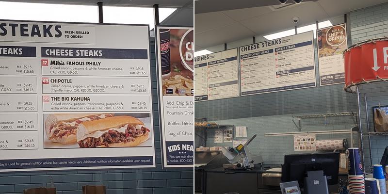 Jersey Mike’s Menu