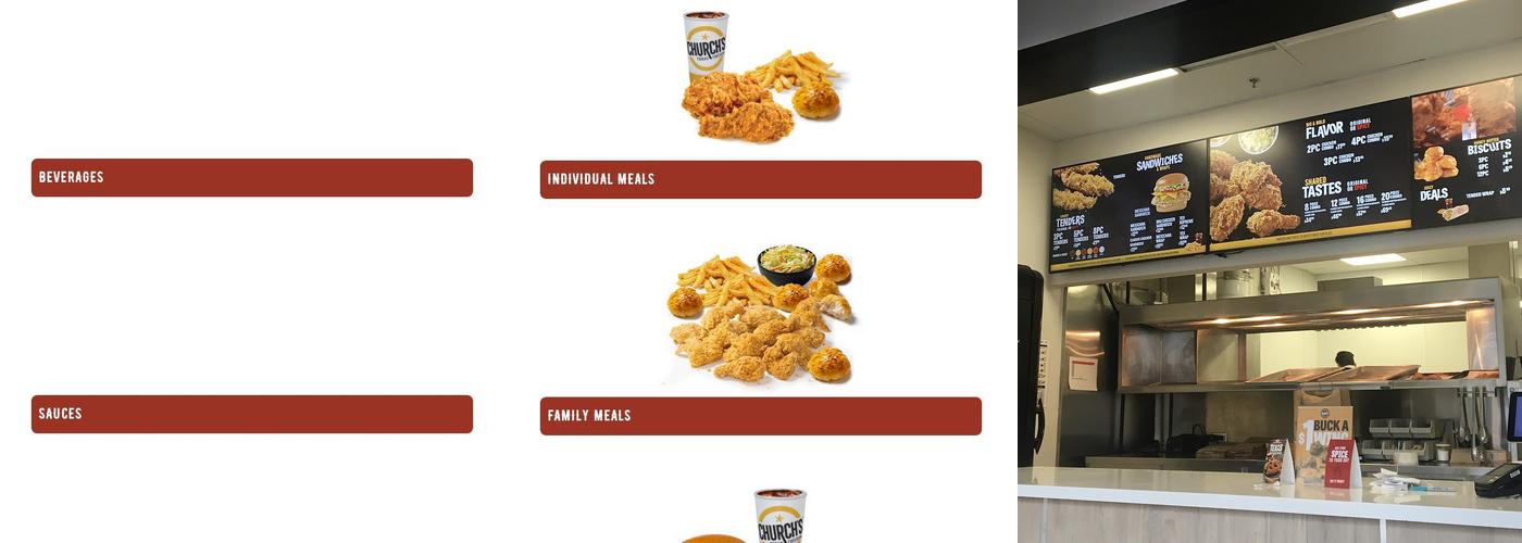 Church's Texas Chicken Menu