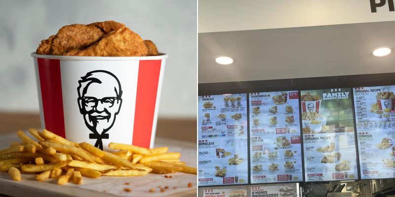 KFC Menu