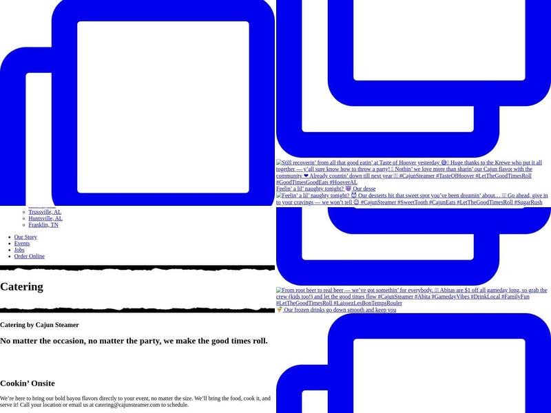 Cajun Steamer Bar & Grill Menu