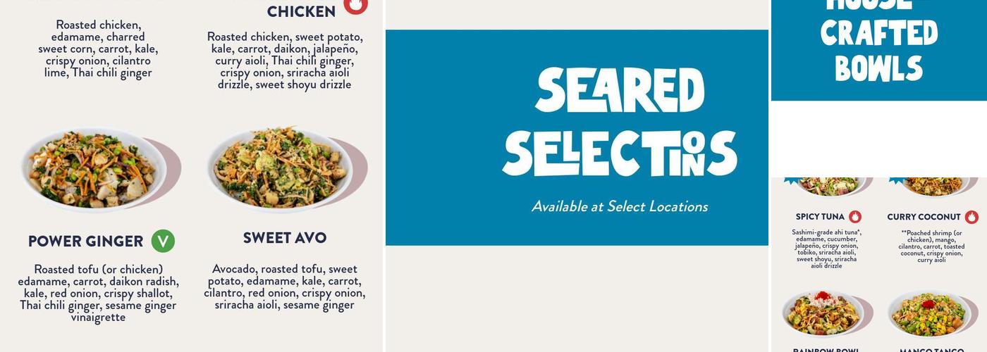 FreshFin Draper Menu