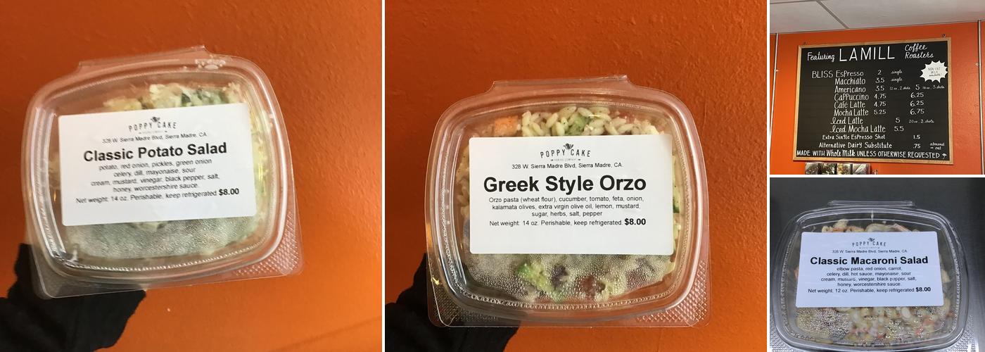 Poppy Cake - Arcadia Location Menu