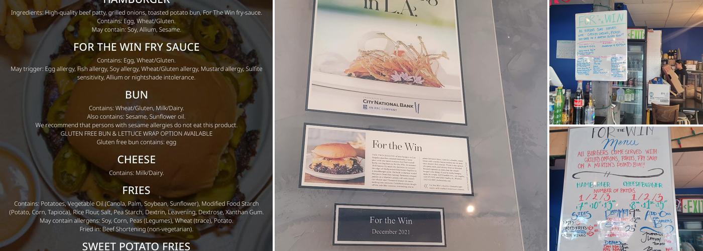 For The Win Menu