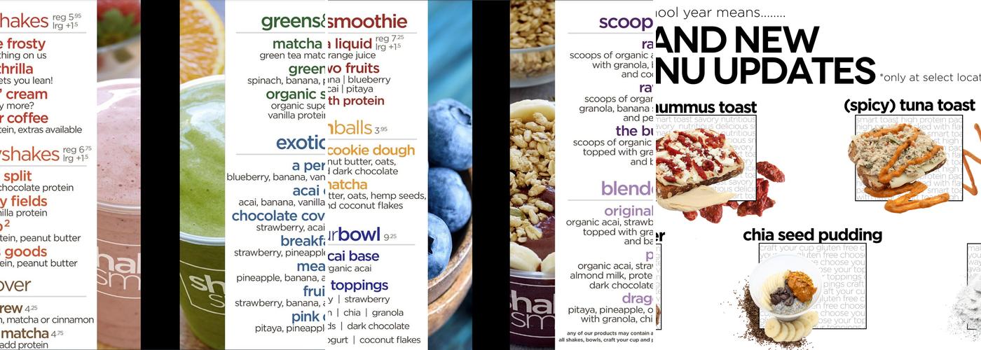 Shake Smart Menu