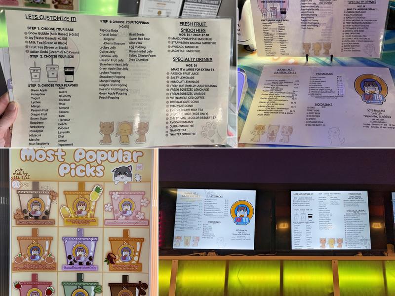 MO TEA AND BANH MI Menu